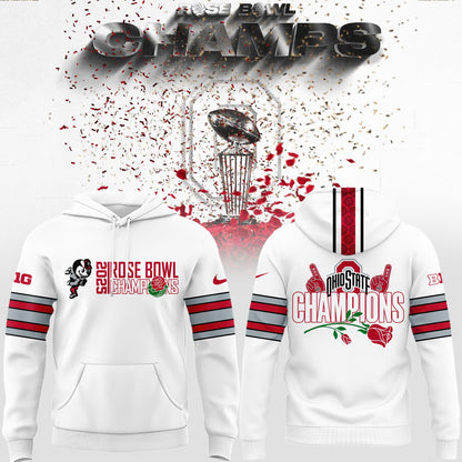 Special Rose Bowl Champions Ohio State Buckeyes Football Hoodie