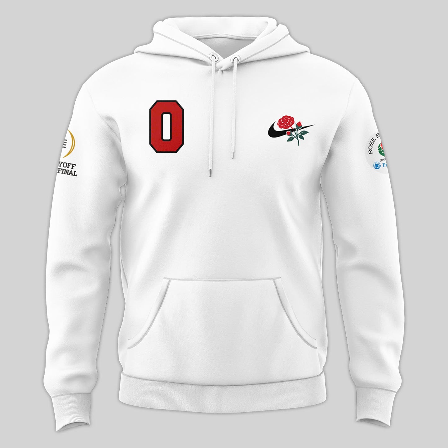 Ohio State Buckeyes x 2024 Rose Bowl Champions Premium Limited Pullover Hoodie