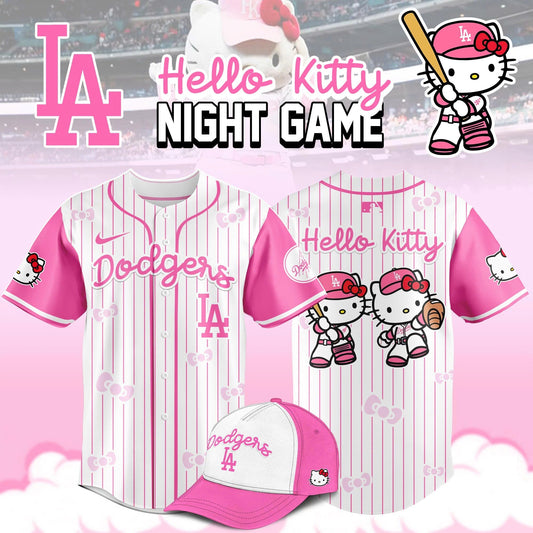 Los Angeles Dodgers MLB x Hello Kitty Night Game Limited Edition Jersey 2025