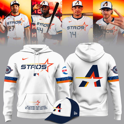 Limited Edition Houston Astros White 2025 New City Connect “The Next Frontier” Hoodie