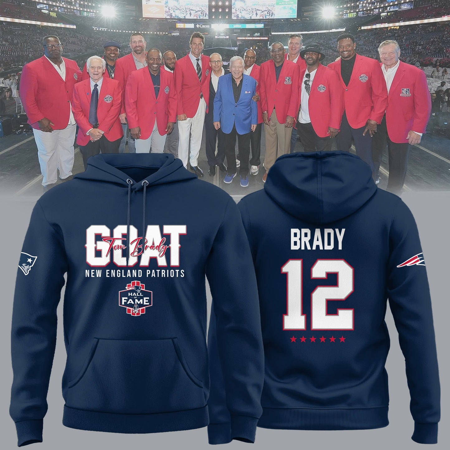.Tom Barady Goat New England Patriots Hoodie | NT27